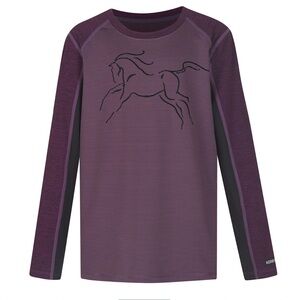 Kerrits Kids First Pass Base Layer Top, Magenta size XL (16)